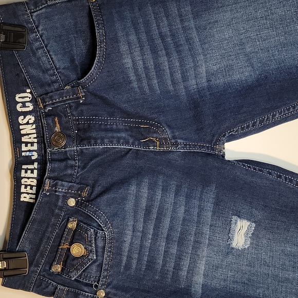 Rebel Jeans Size 12 Blue denim 💙 - Picture 2 of 7
